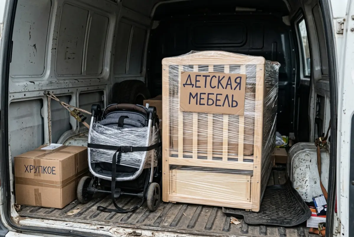 Как правильно отправить детскую коляску-трансформер и деревянную кроватку попутным транспортом по России