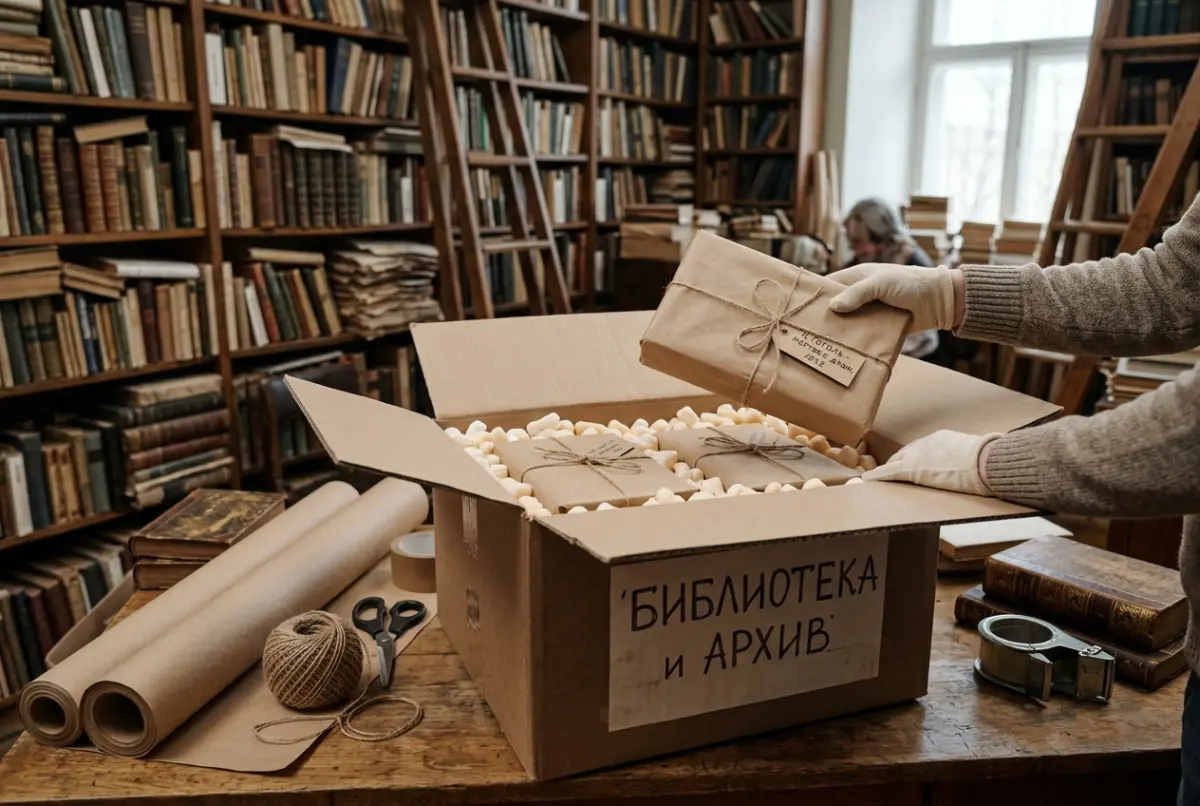 Правила упаковки и отправки ценных книг, семейных архивов и старинных бумажных документов