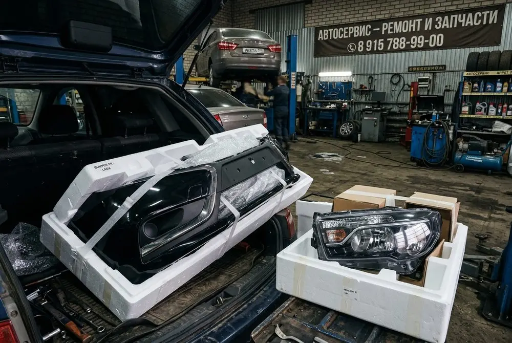 Доставка кузовных автозапчастей с разборок (двери, бамперы, капоты)