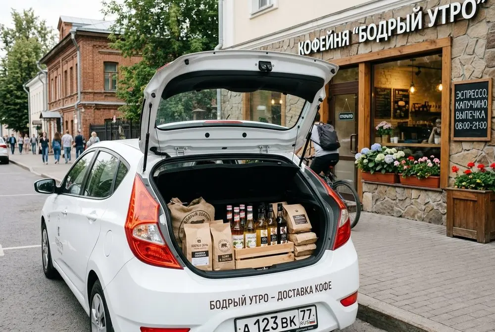 Доставка кофейных зерен, сиропов и расходников для сетевых кофеен (HoReCa)