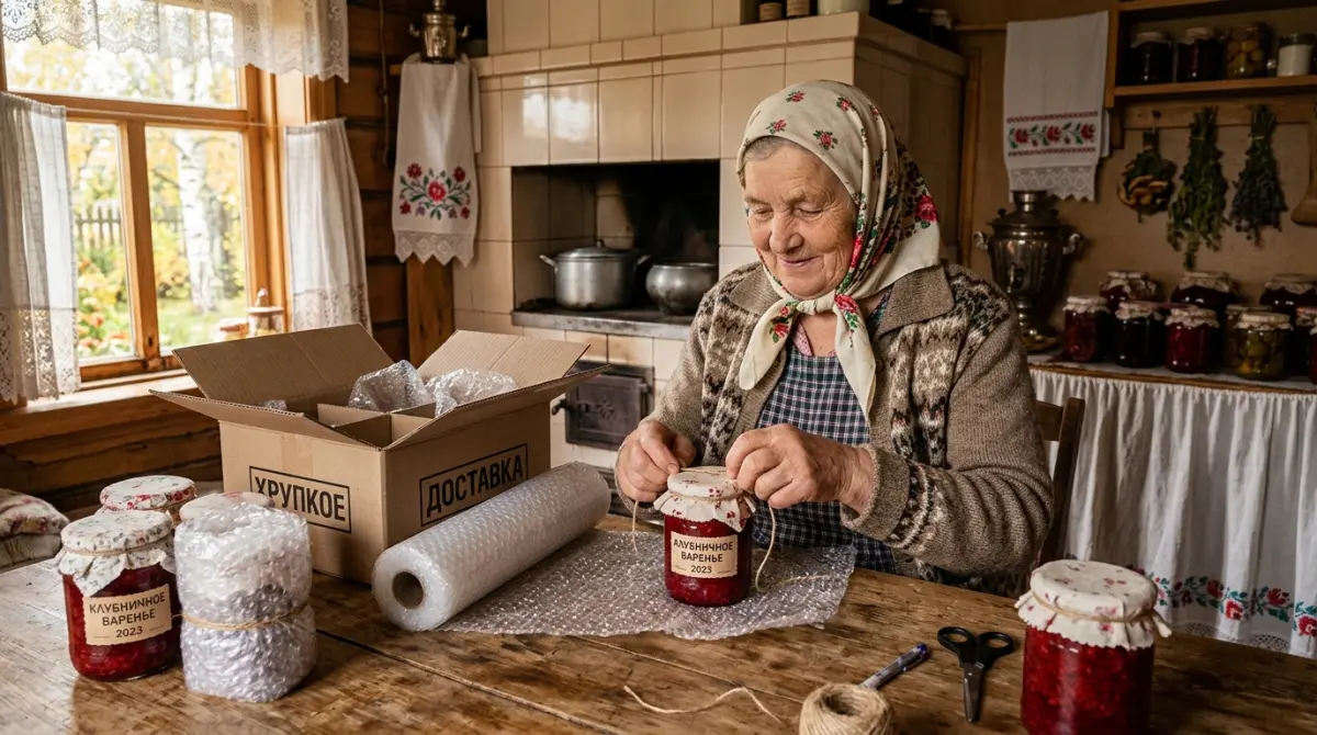 Доставка домашних заготовок: как отправить варенье и соленья от бабушки