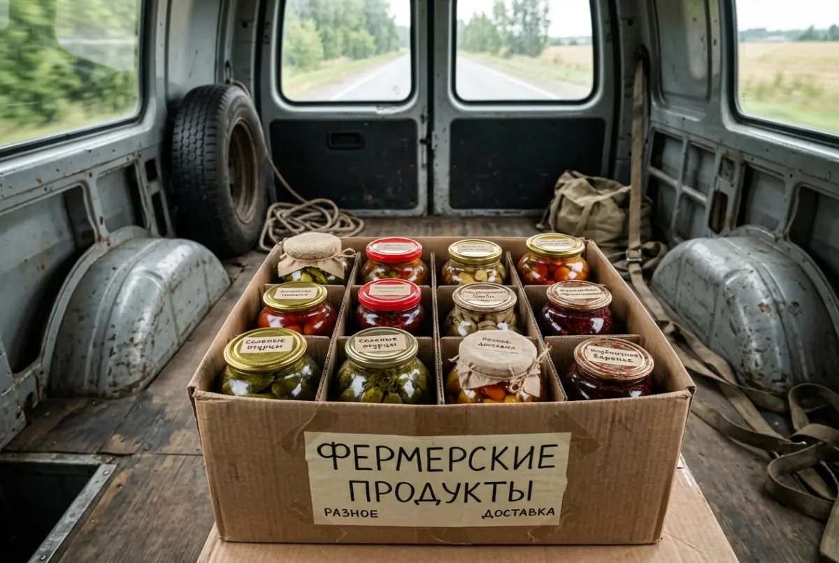 Особенности перевозки фермерской консервации и солений в стеклянных банках: правила фиксации и температурный контроль