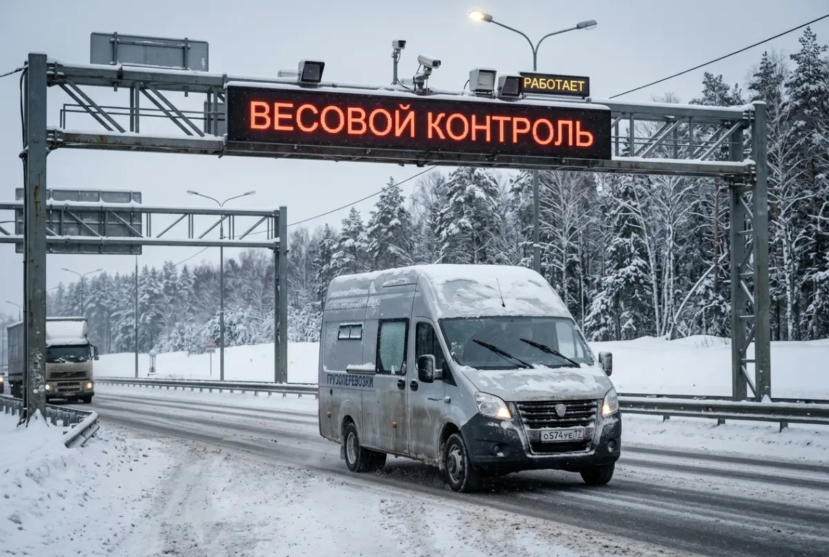 Особенности прохождения автоматического весогабаритного контроля зимой: как налипший лед увеличивает штрафы