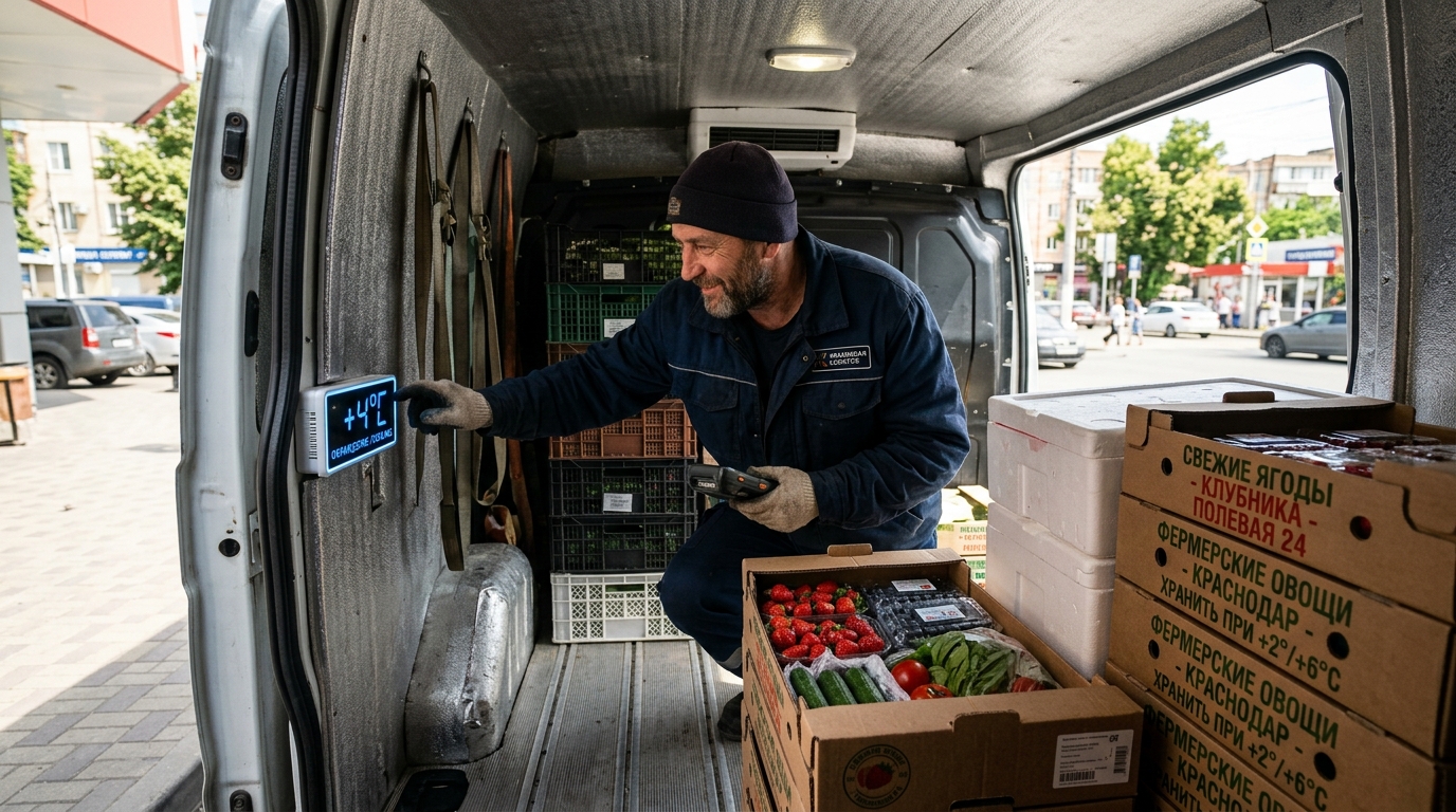 Перевозка скоропортящихся продуктов в летний период: использование термоконтейнеров, хладагентов и контроль изотермы
